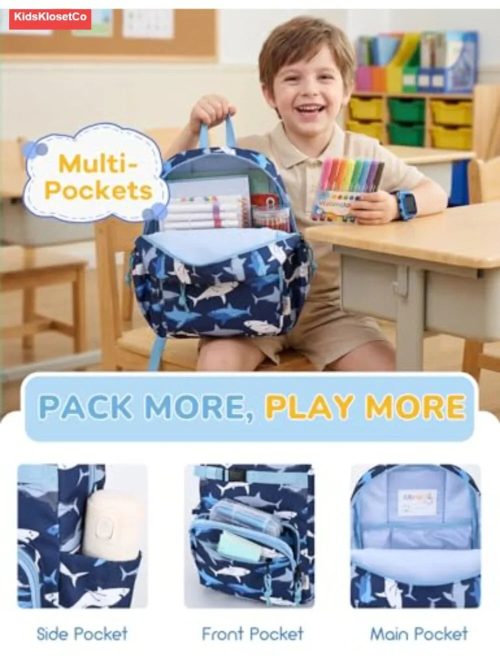 Toddler Backpack for Boys, 12